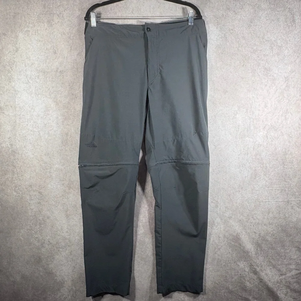 The North Face Pants Men‎ 36 Gray Paramount Trail Convertible Hiking Zip Off